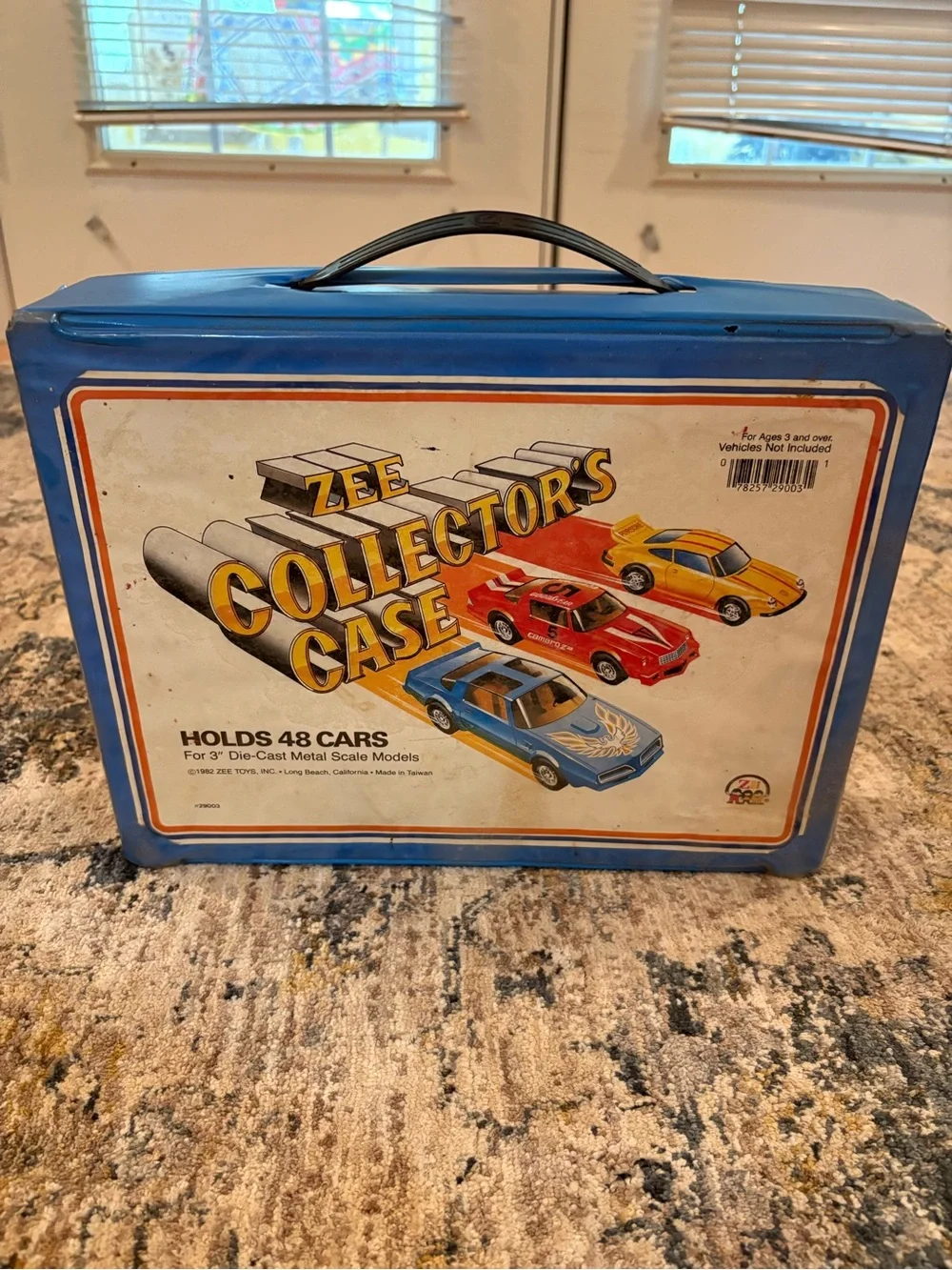 Vintage 1982 ZEE Die Cast Collector's 48 Carry Case With 47 Trucks & Race Cars